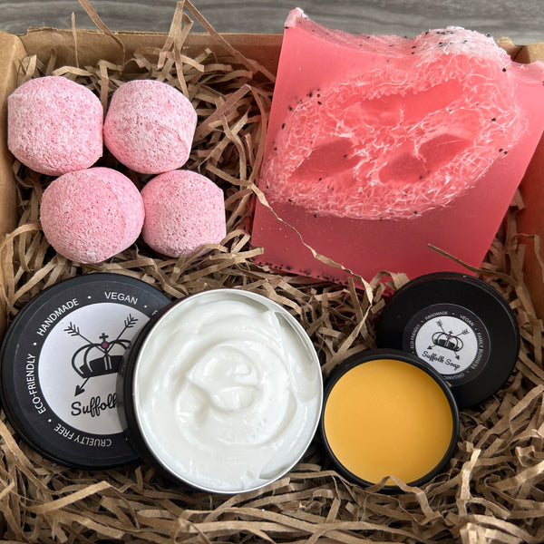 Rose - Winter Skin Care Pack - Loofah