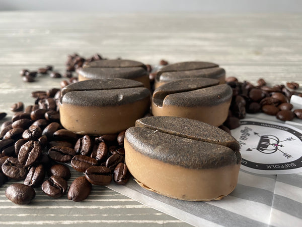 Coffee & Cocoa Bean Mini Soaps (Set of 5)