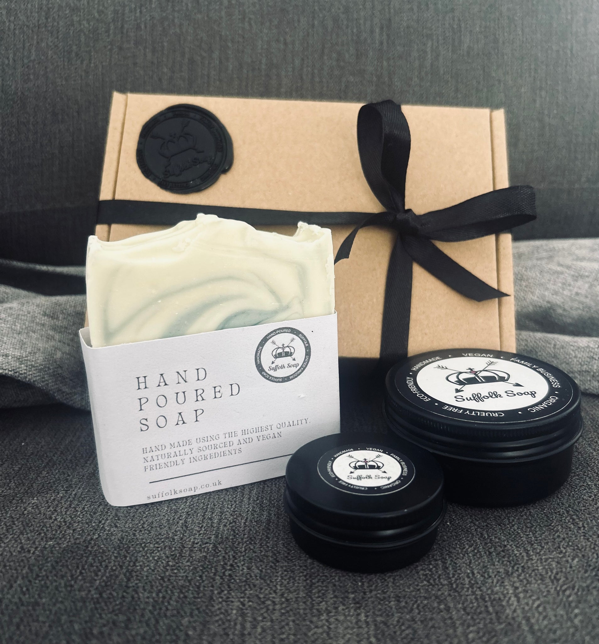 Lemongrass Gift Set - Soap, Hand & Body Lotion, Lip Balm