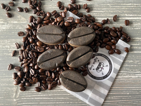 Coffee & Cocoa Bean Mini Soaps (Set of 5)
