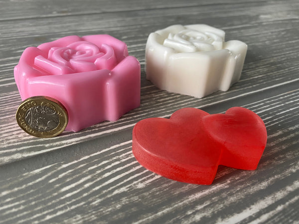Roses & Heart Soap Valentines Gift Set