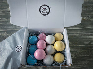 Epsom Mini Bath Bombs Gift Set (12 Bombs)